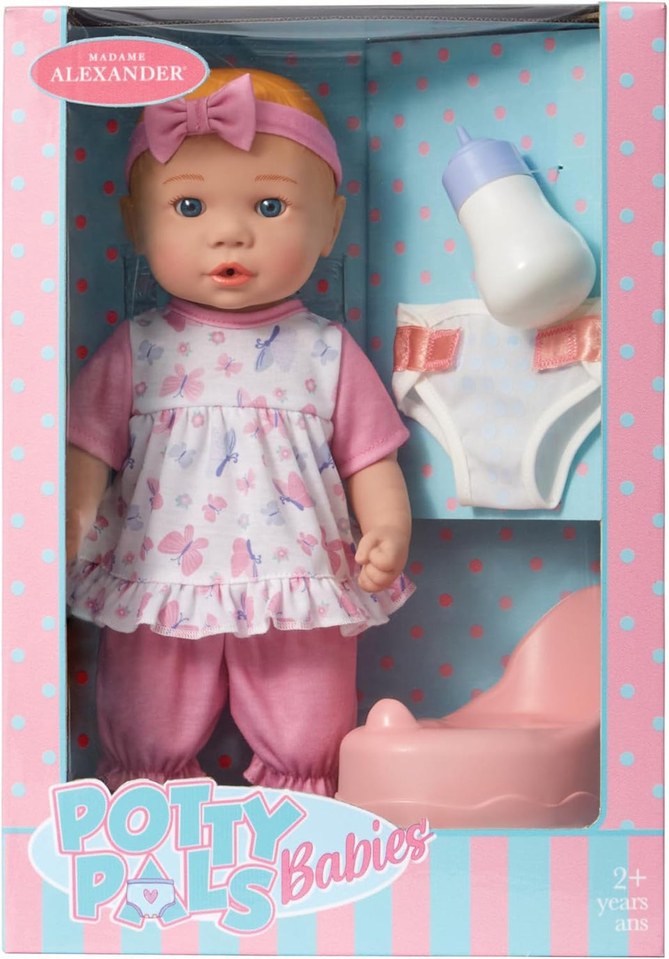 13" Potty Pals Baby Doll Light Skin Tone