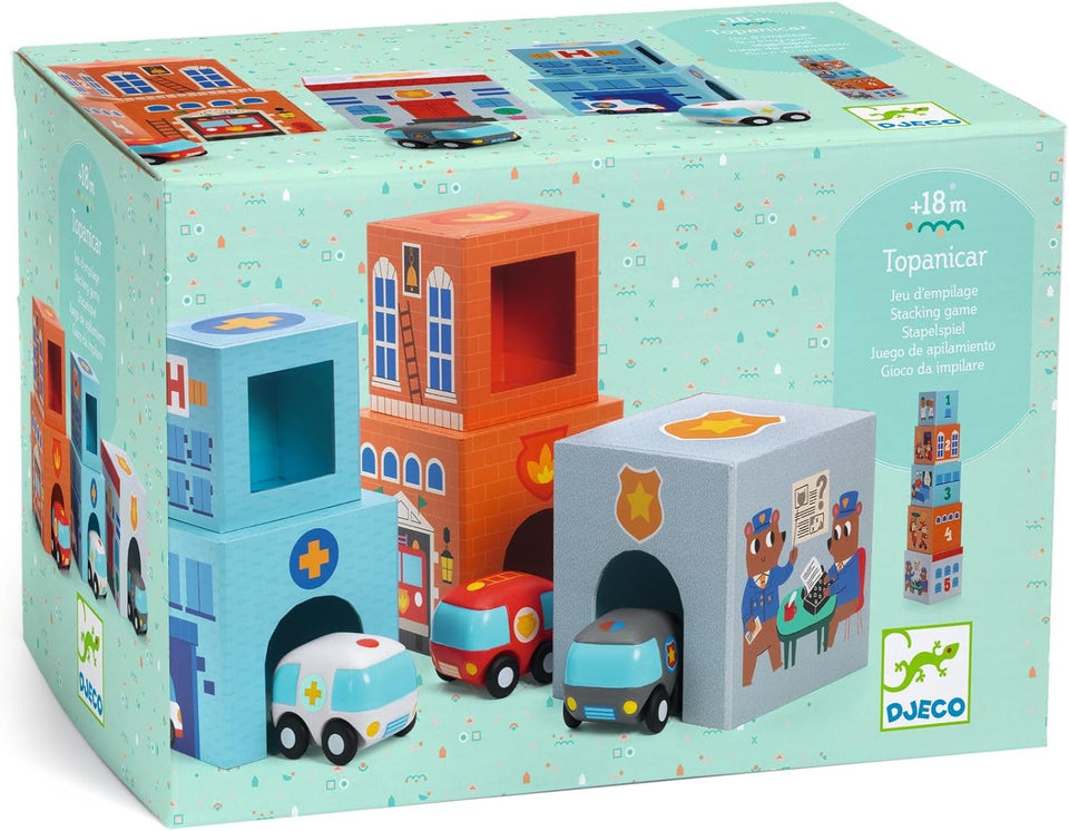 Topani Blocks & Towers Car