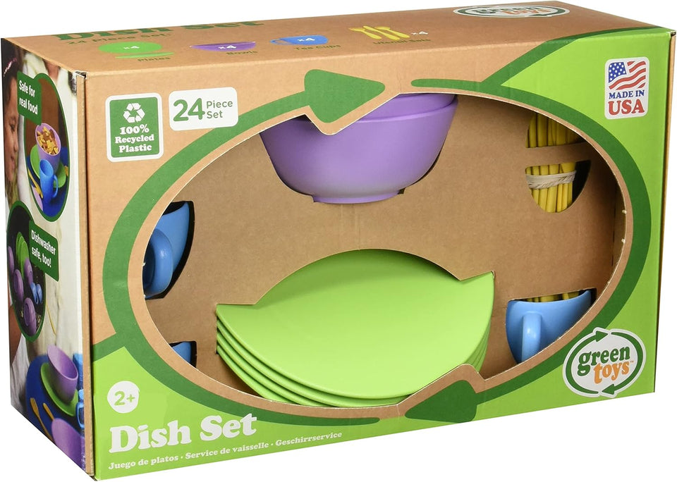 Dish Set Green Toys