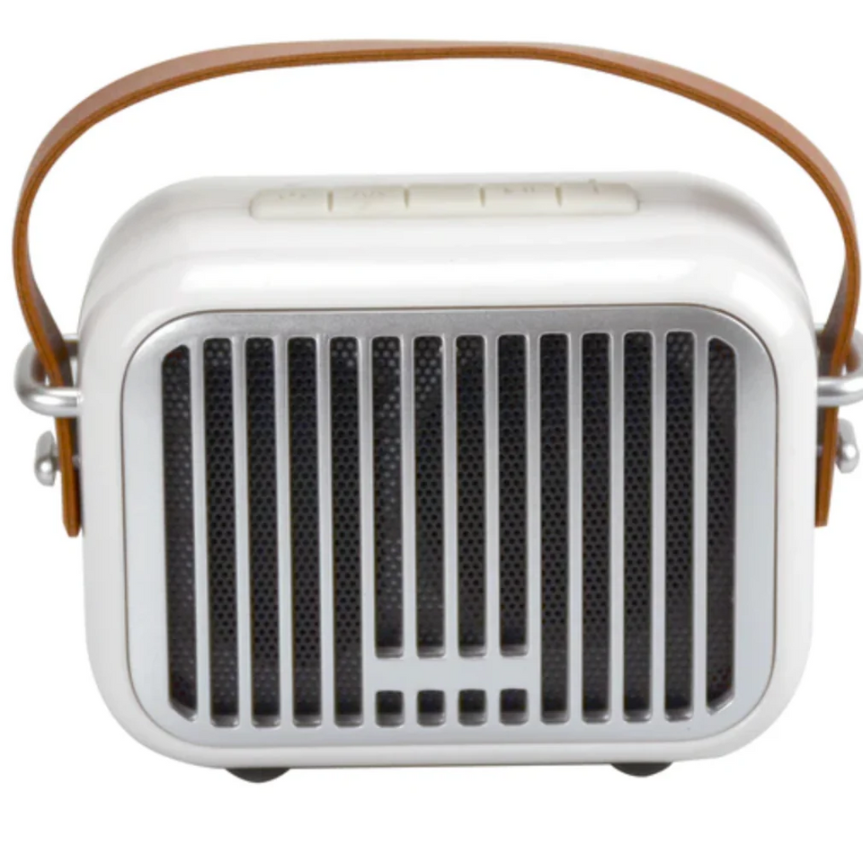 Bluetooth Retro Speaker - White