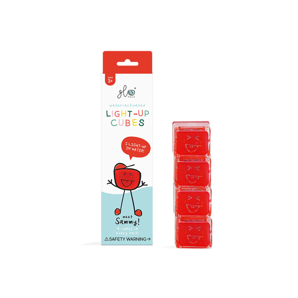 Glo Pals Sammy Light-Up Cubes Red
