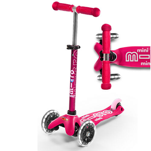 Mini Micro LED Deluxe Pink Scooter
