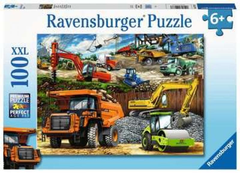 Construction Vehicles 100 Piece Puzzle
