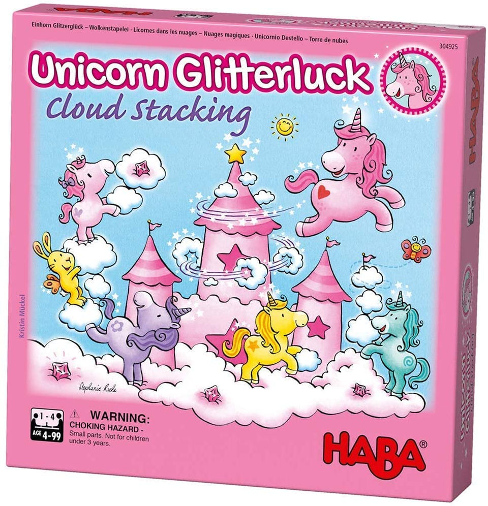 Unicorn Cloud Stacking Game