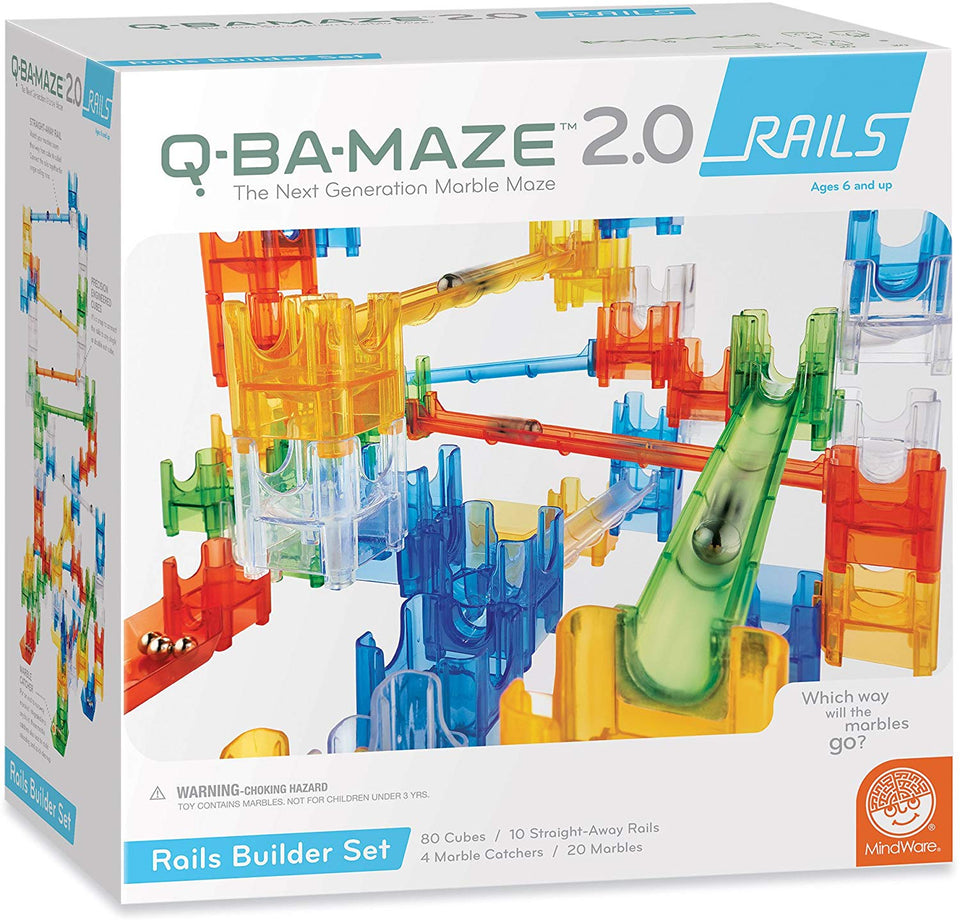Q-Ba-Maze 2.0 Rails Builder Set