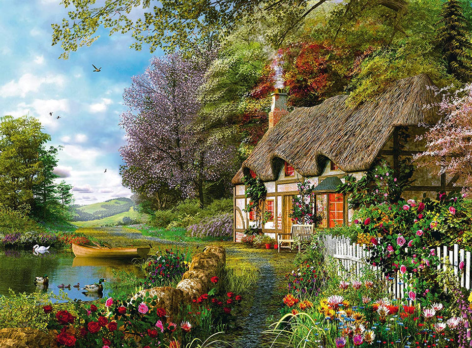 Country Cottage 1500 Piece Puzzle