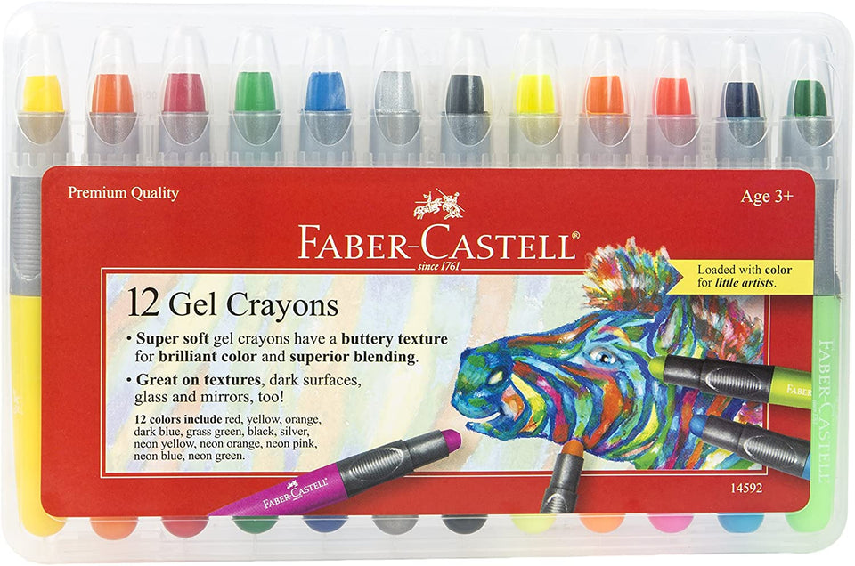 Gel Crayons 12 Count
