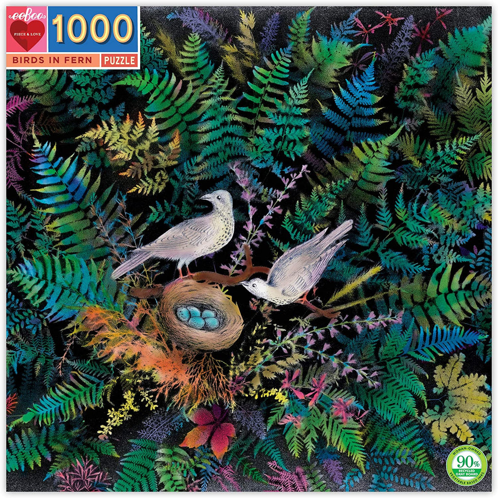 Seagull Garden in Maine 1000 Piece Rectangle Puzzle eeBoo Piece & Love