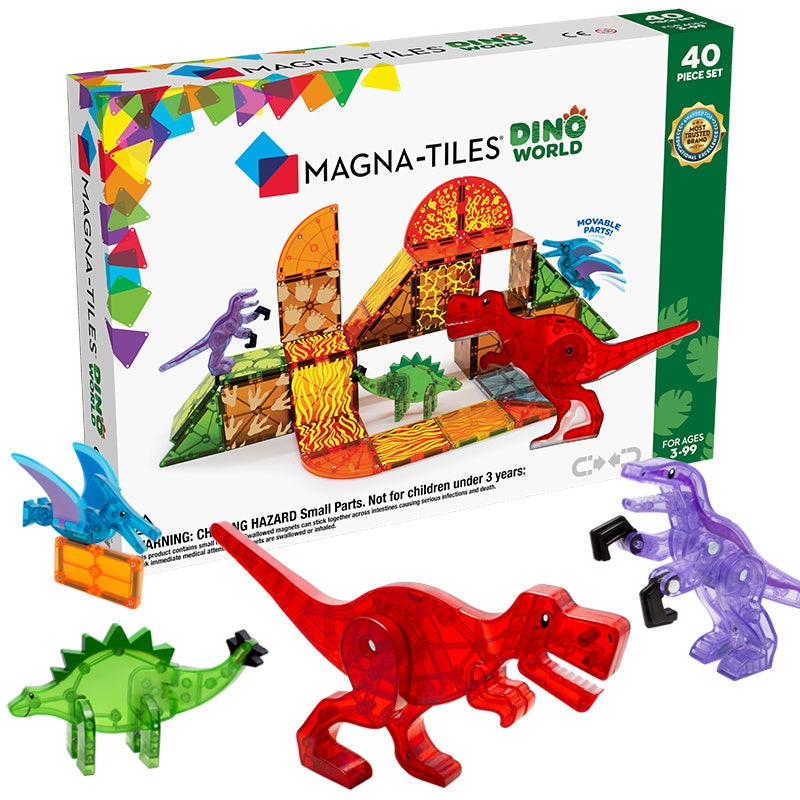 Magna-Tiles 40 Piece Dinos
