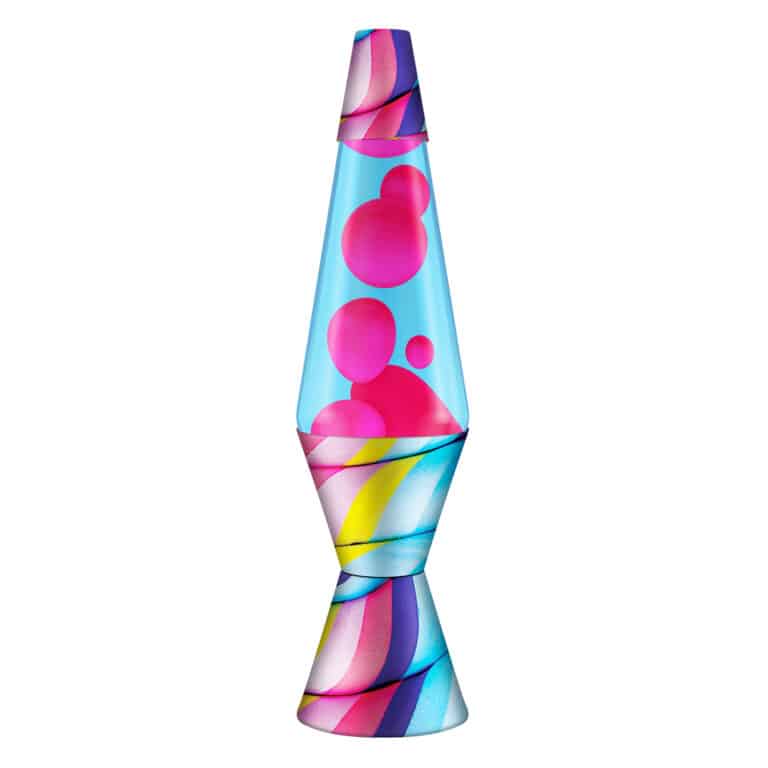 14.5 Lava Lamp Candy Swirl Pink & Blue