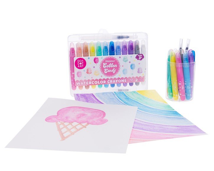 Cotton Candy Watercolor Crayons