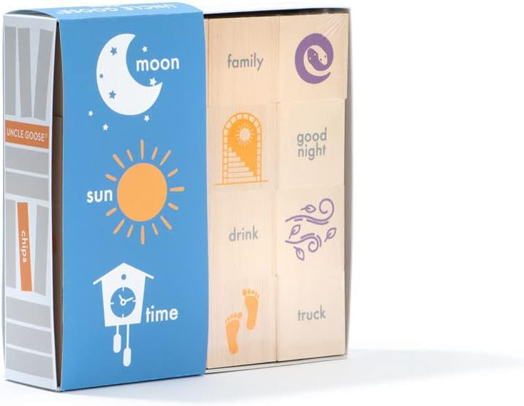 Uncle Goose Chips - Vocabulary Flash Cards in English