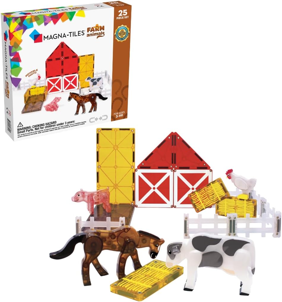 Magna-Tiles Farm Animals Set