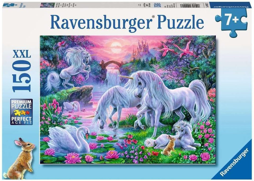 Unicorn in Sunset 150 Puzzle