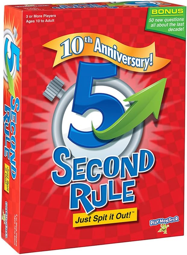 5 Second Rule Anniversary Game