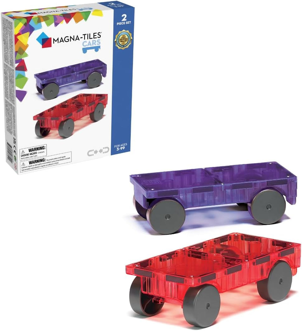 Magna-Tiles Purple/Red Cars