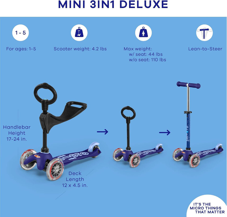 Mini 3 in 1 Deluxe Blue