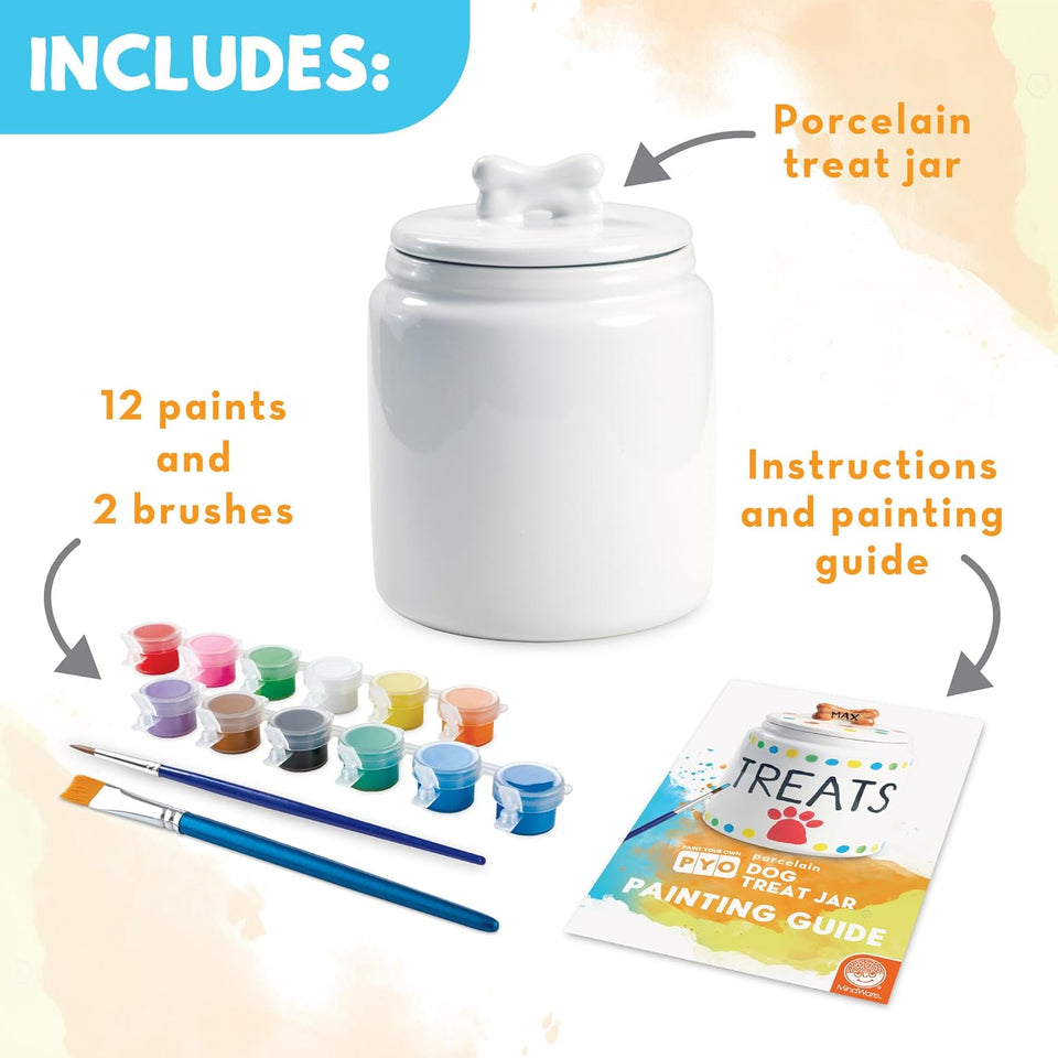 PYO Porcelain Dog Treat Jar