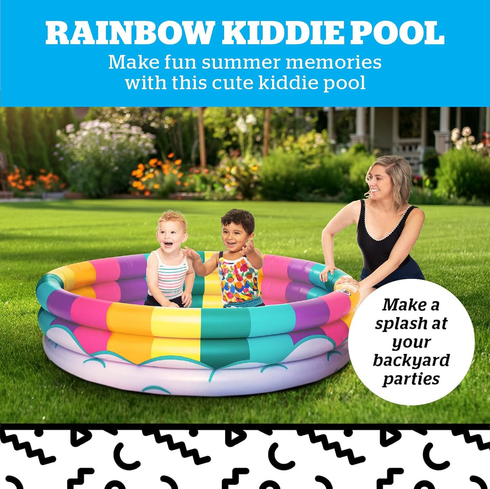 Lil' Rainbow Kiddie Pool – Rock Paper Scissors Toy Store Duxbury