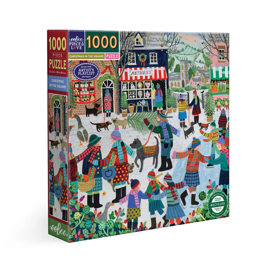 Christmas in the Square 1000 Piece Puzzle