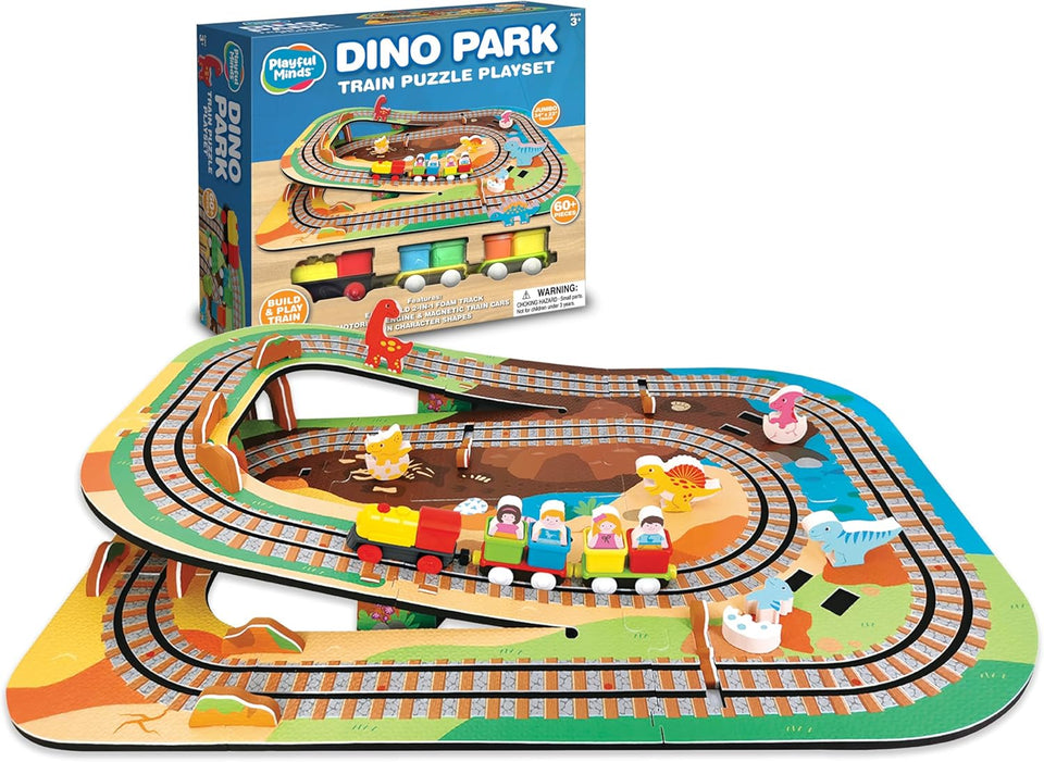 Deluxe Dino Park Train Puzzle