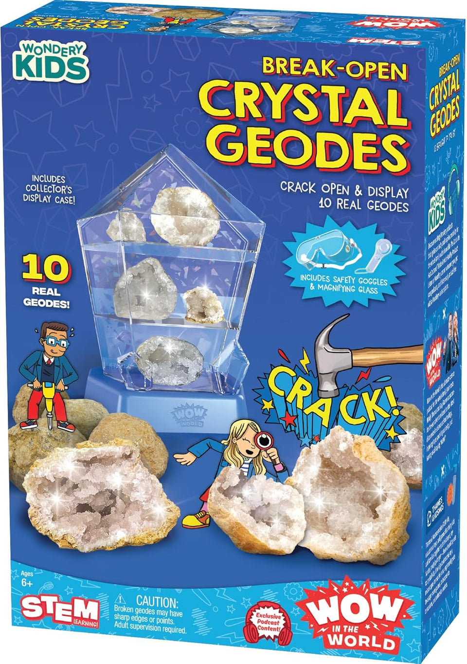 Wow Break Open Crystal Geodes