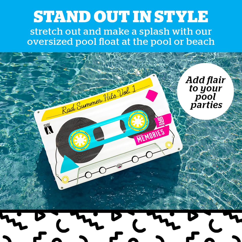 Mixtape Cassette Pool Float