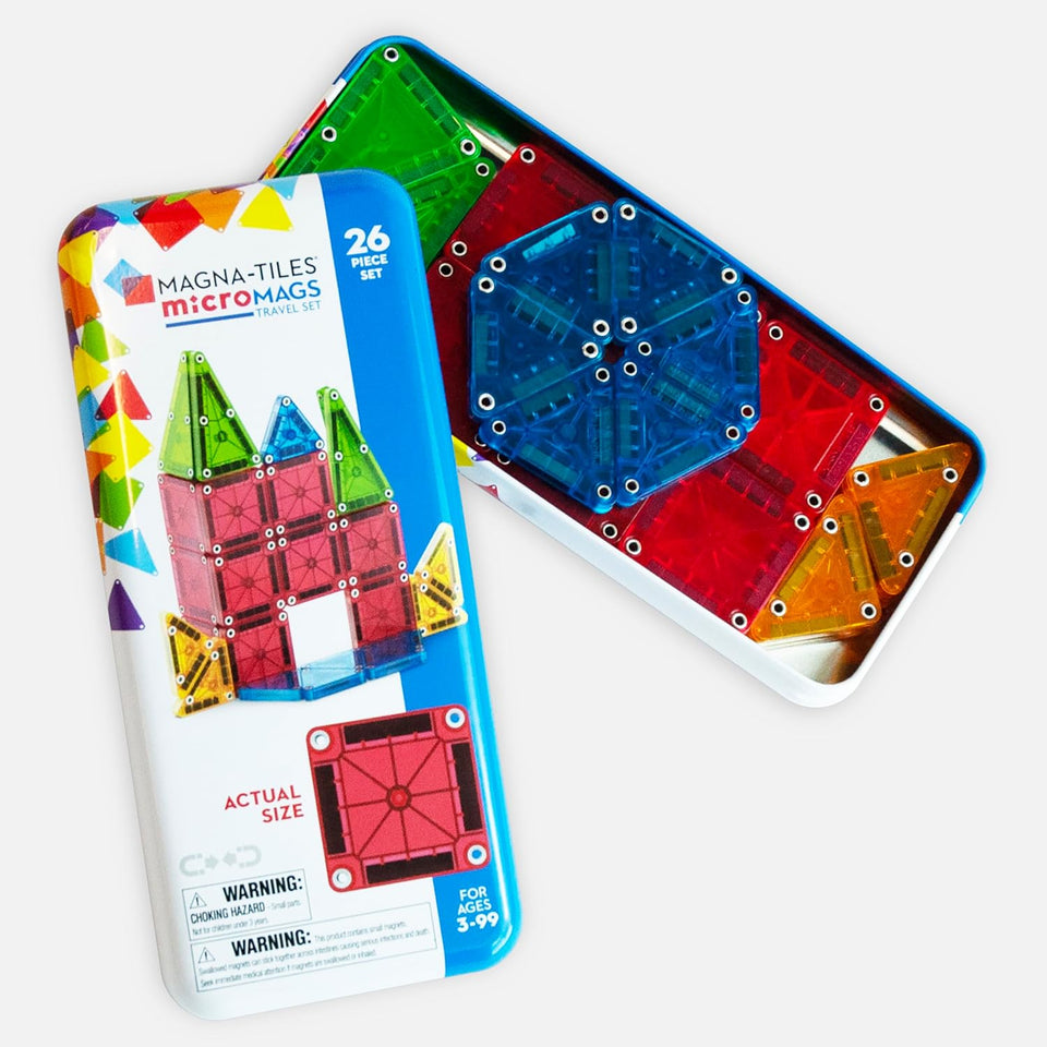 Magna-Tiles Micro Mags 26 Piece Travel Set