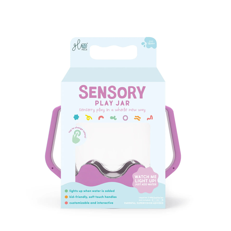 Glo Pals Purple Sensory Play Jar