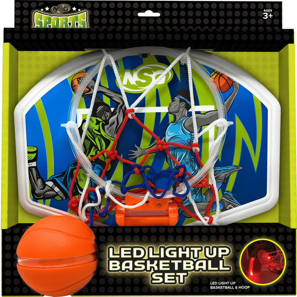 LED Light Up Basketball Set