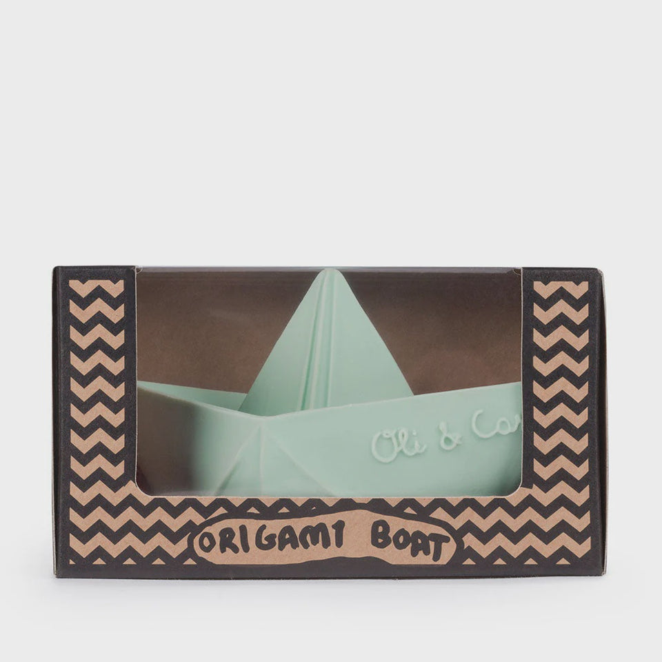 Origami Boat Mint