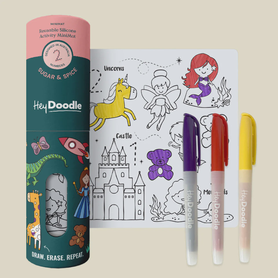 Sugar & Spice HeyDoodle Mini Coloring Mat