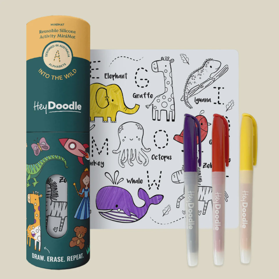 Into The Wild HeyDoodle Mini Coloring Mat