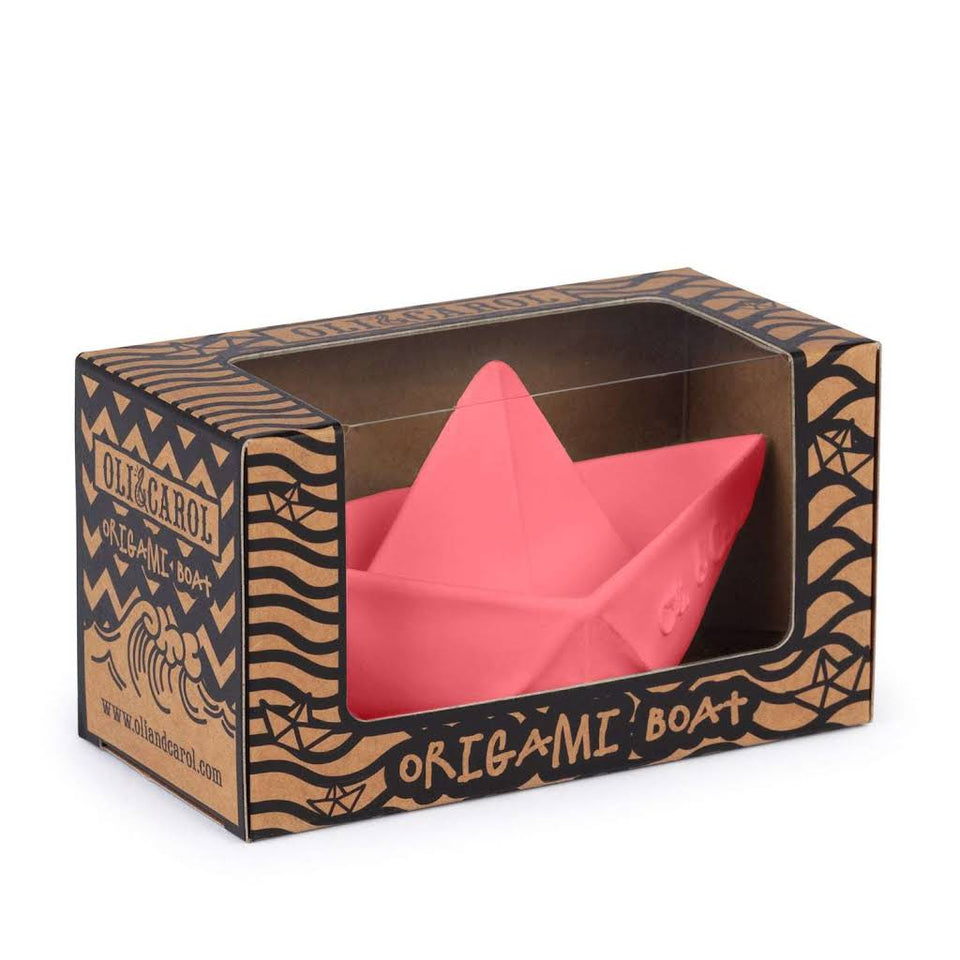 Origami Boat Pink
