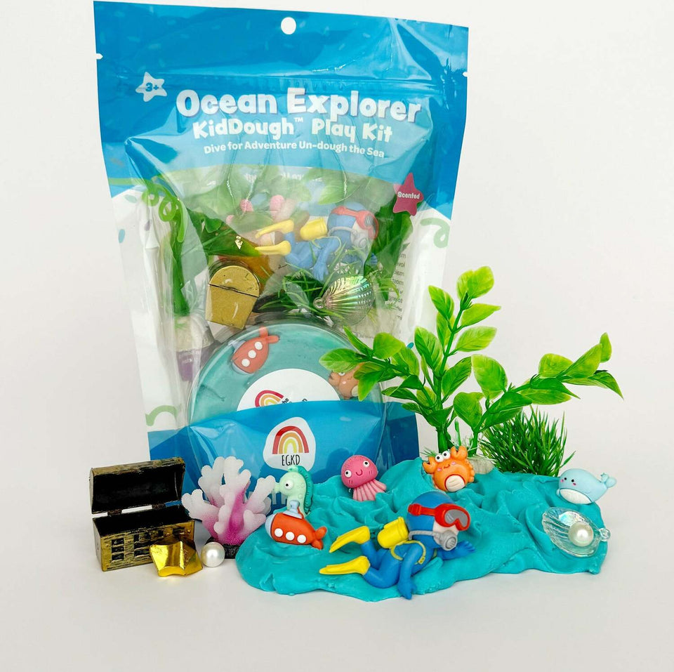 Ocean Explorer (Blue Hawaiian) KidDough Play Kit