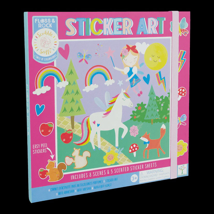 Rainbow Fairy Sticker Art