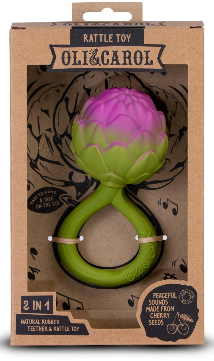Artichoke Rattle Toy