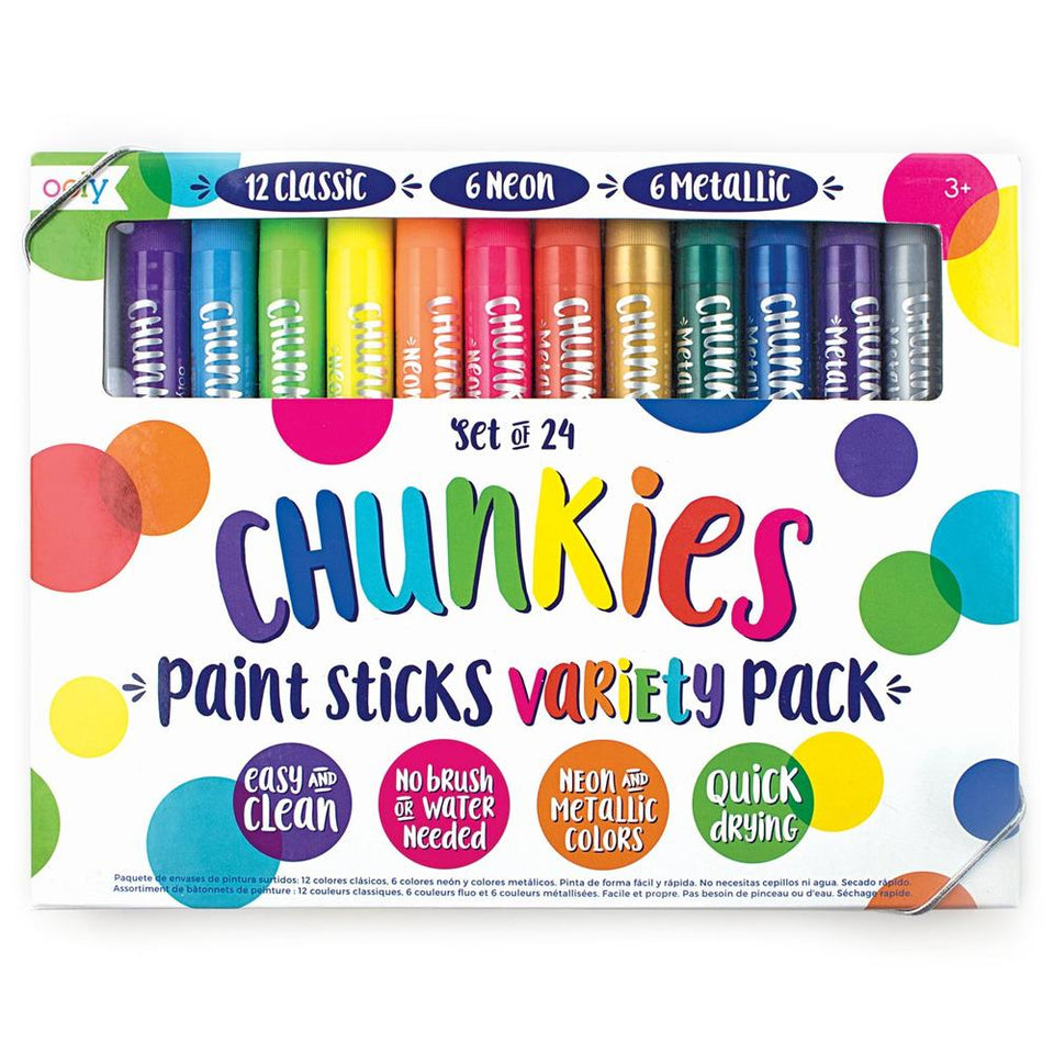 24 Chunkies Smooth Paint Sticks