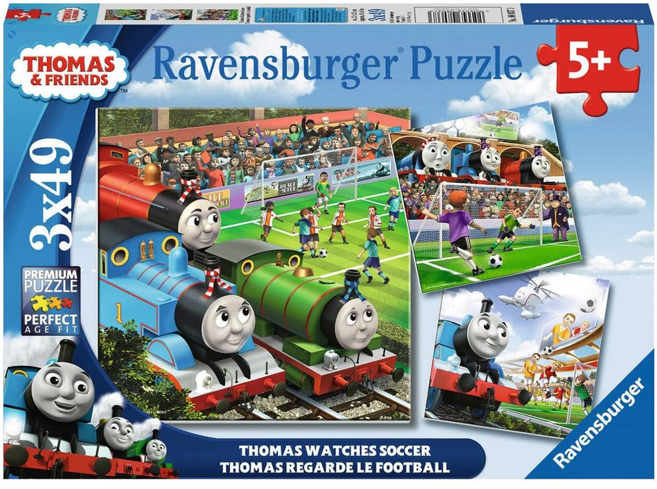 Thomas Watches Soccer Puzzle