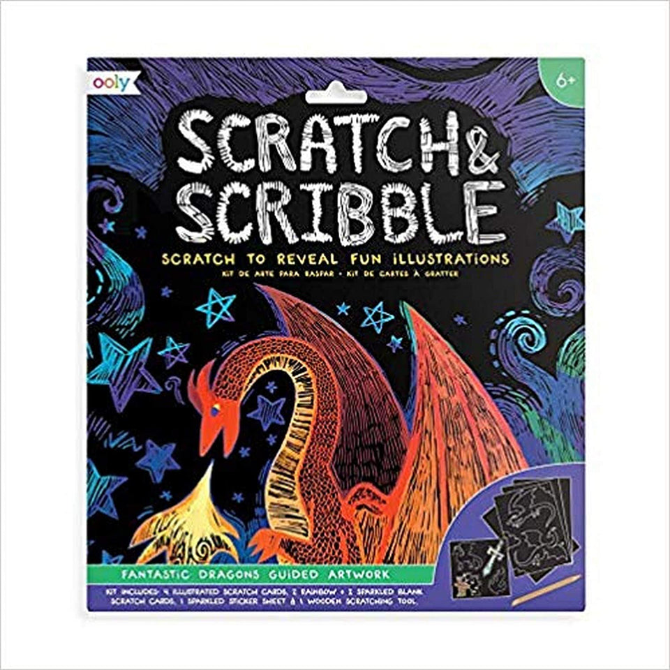 Scratch & Scribble Fanstastic Dragons
