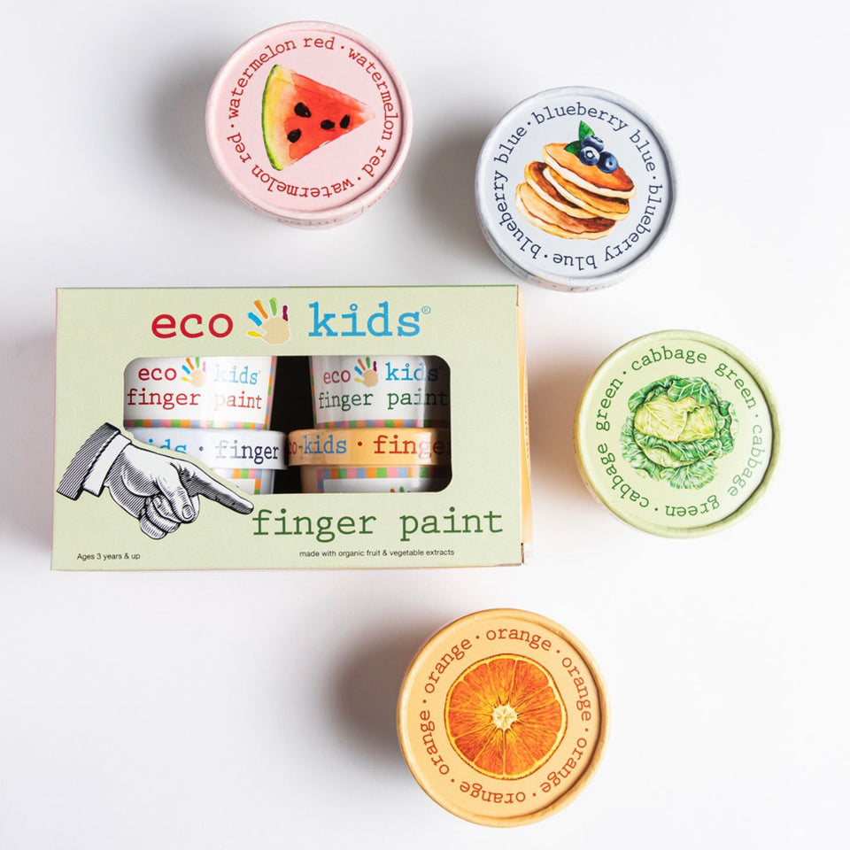 Eco Kids 4 Pack Finger Paint