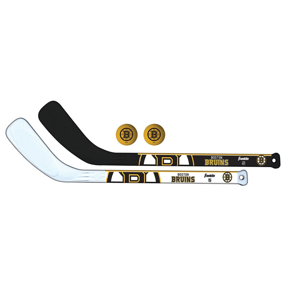 Franklin NHL Bruins Mini Hockey Stick and Ball Set