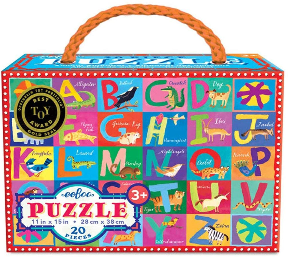 Animal Alphabet 20 Piece Puzzle