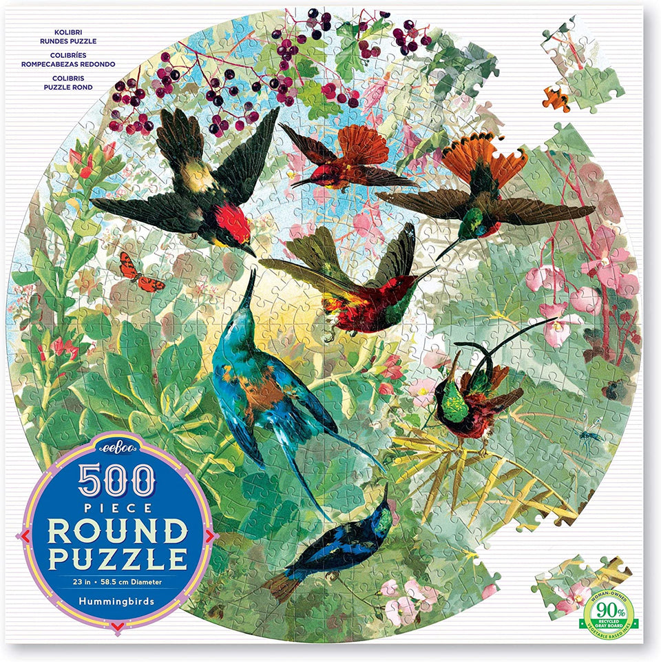 Hummingbirds 500 Piece Puzzle