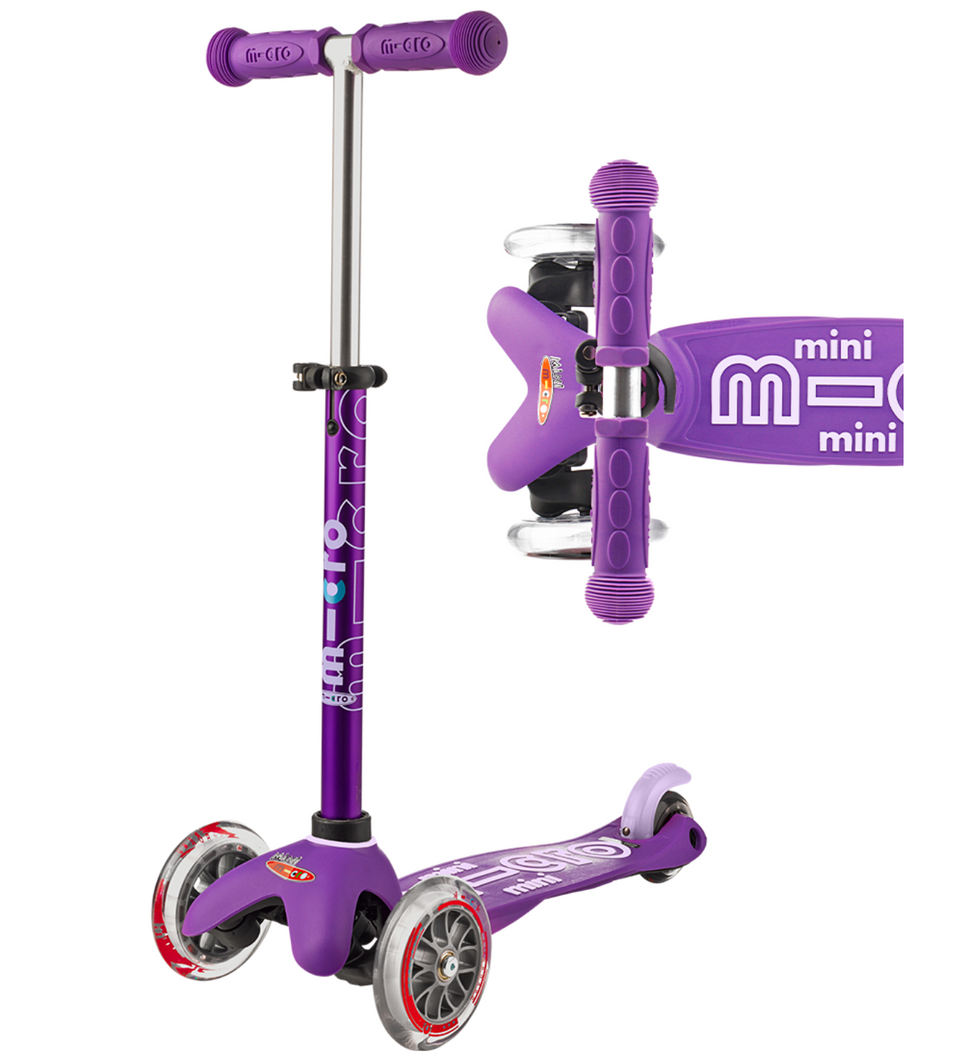 Mini Purple Deluxe Scooter
